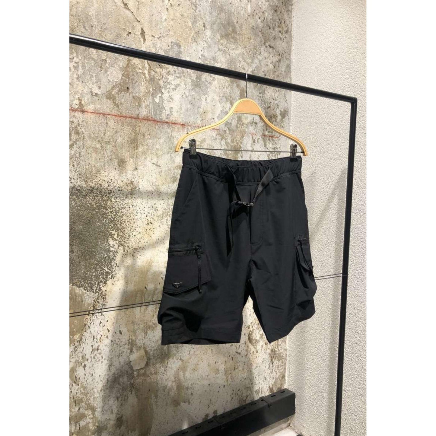 Black Premium Cargo Shorts
