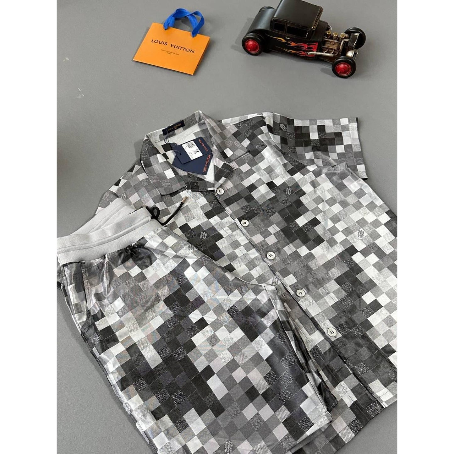 Grey Camo Summer Set