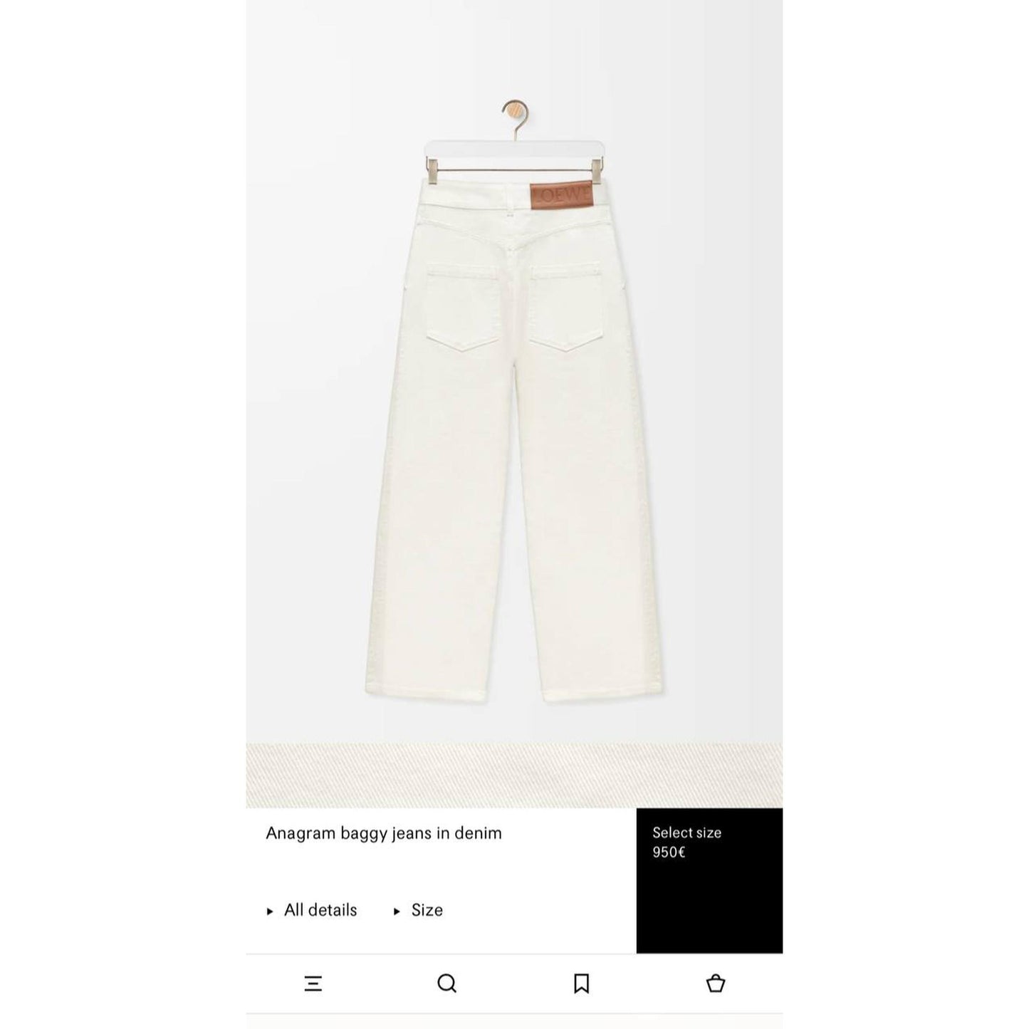 White Women’s Embroidered Jeans