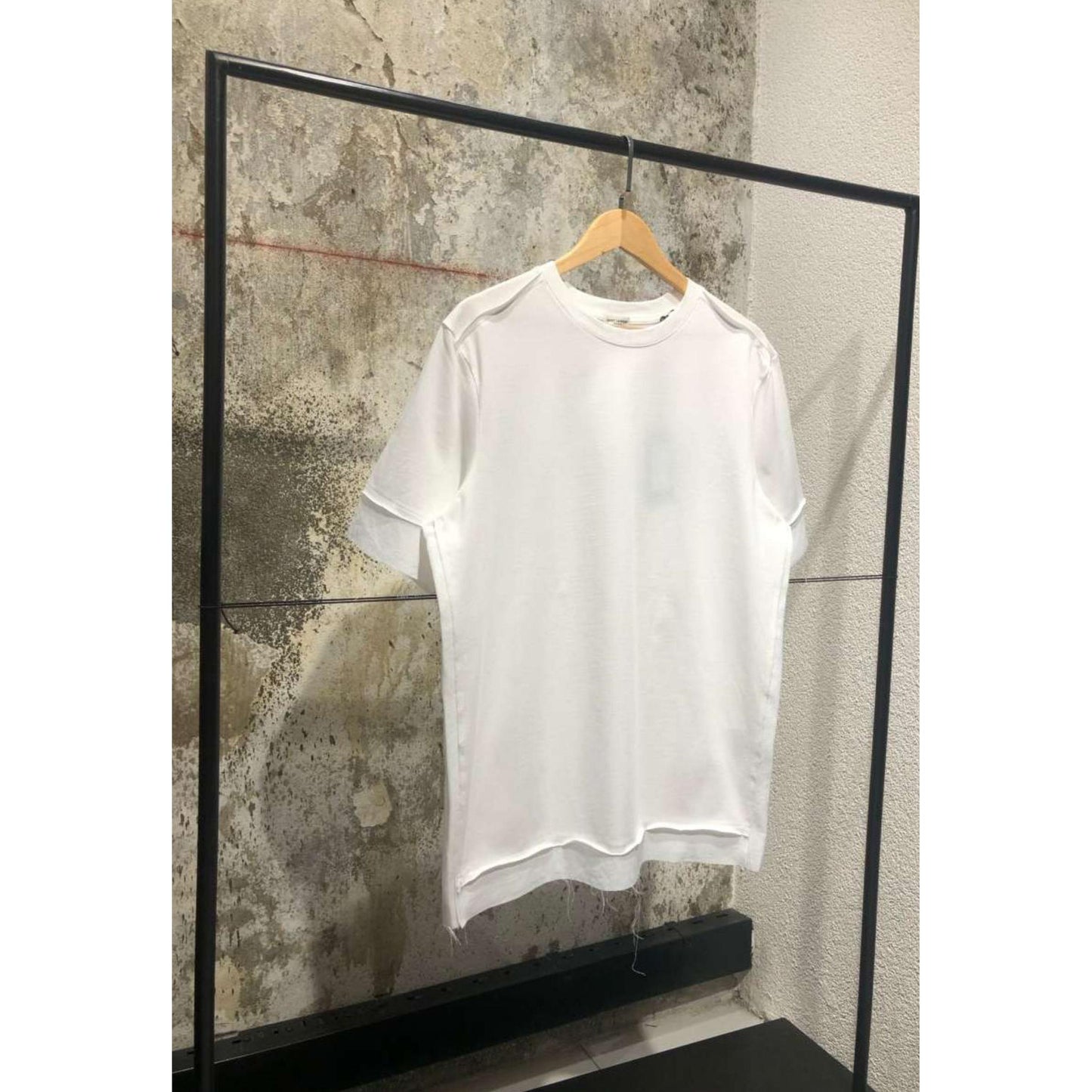 YSL White Oversized T-Shirt