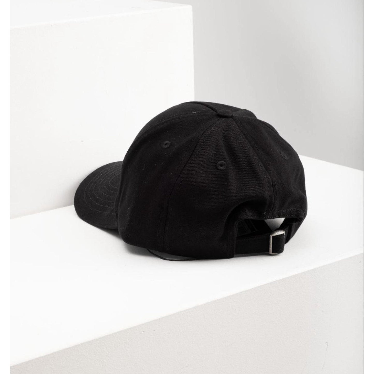 Black Cap with Embroidered Logo