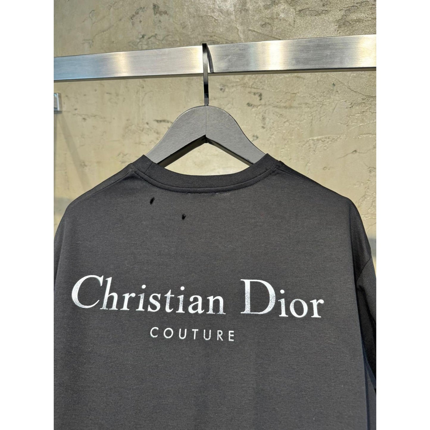 Black Oversized Ripped T-Shirt