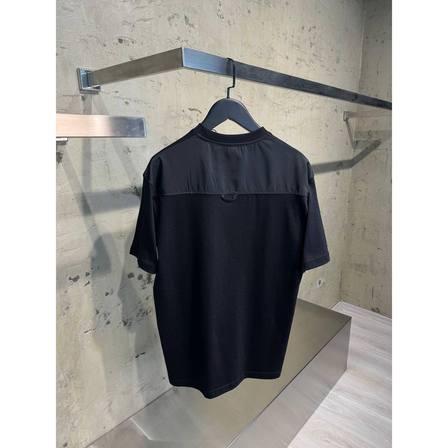 Black Cotton T-shirt