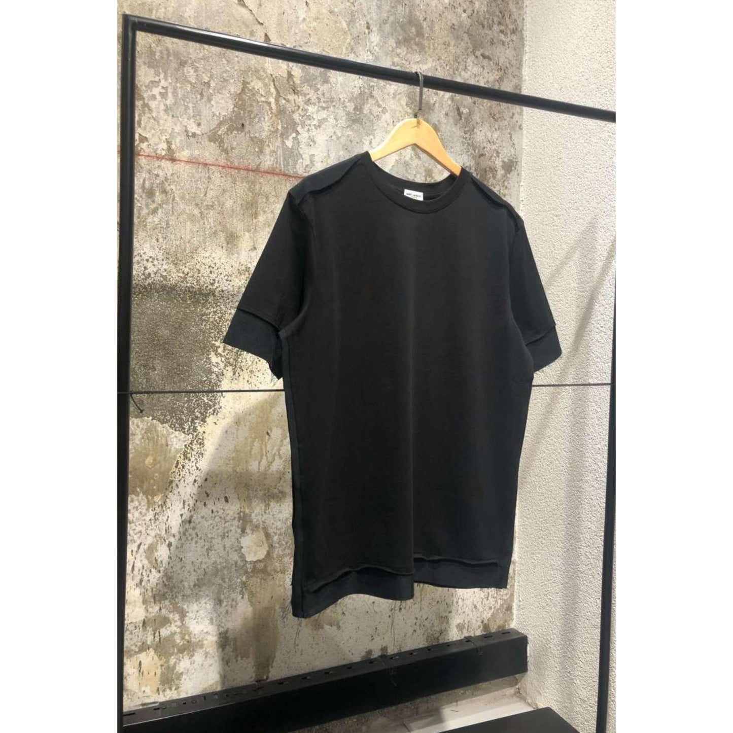YSL Black Oversized T-Shirt