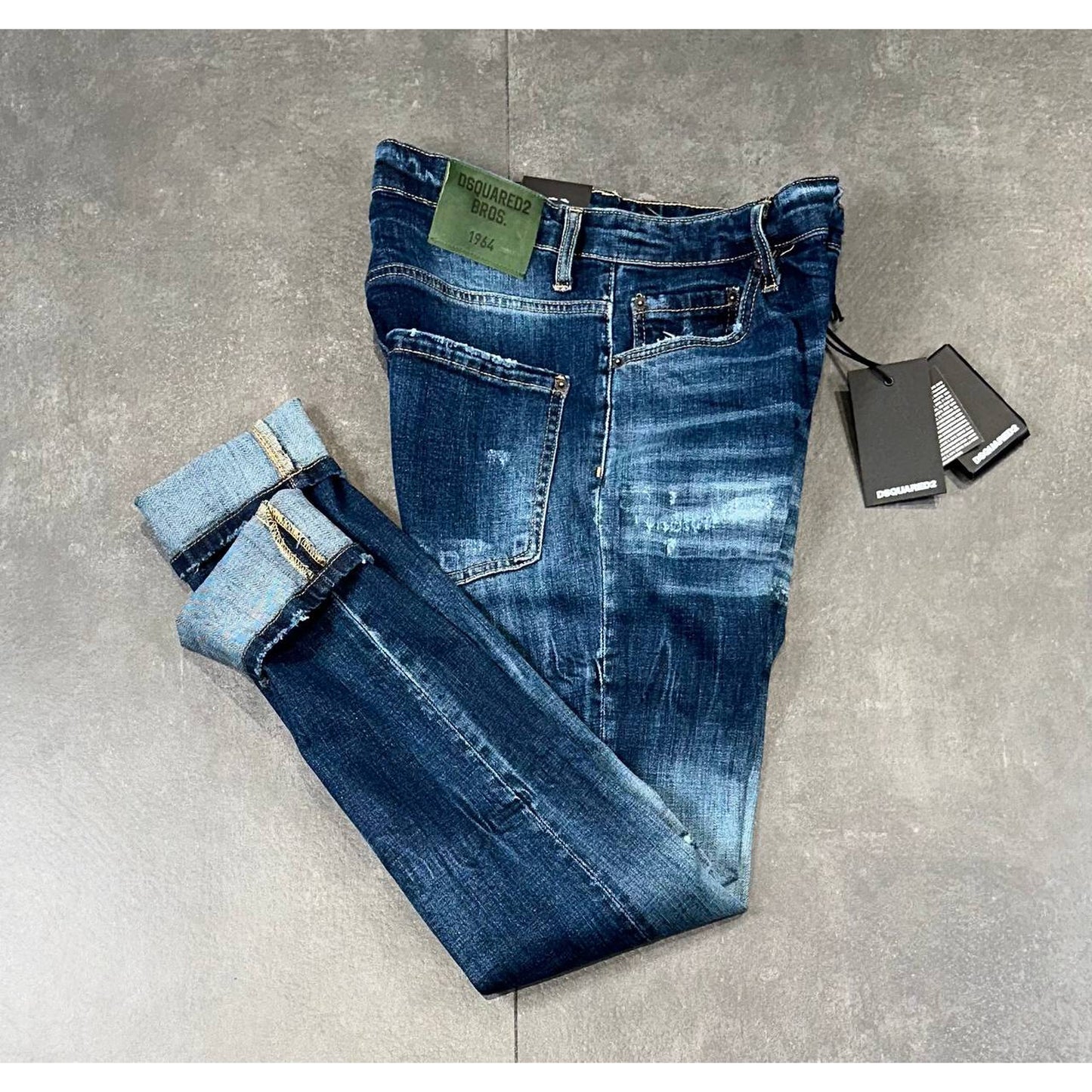 Blue Men Jeans with Logo