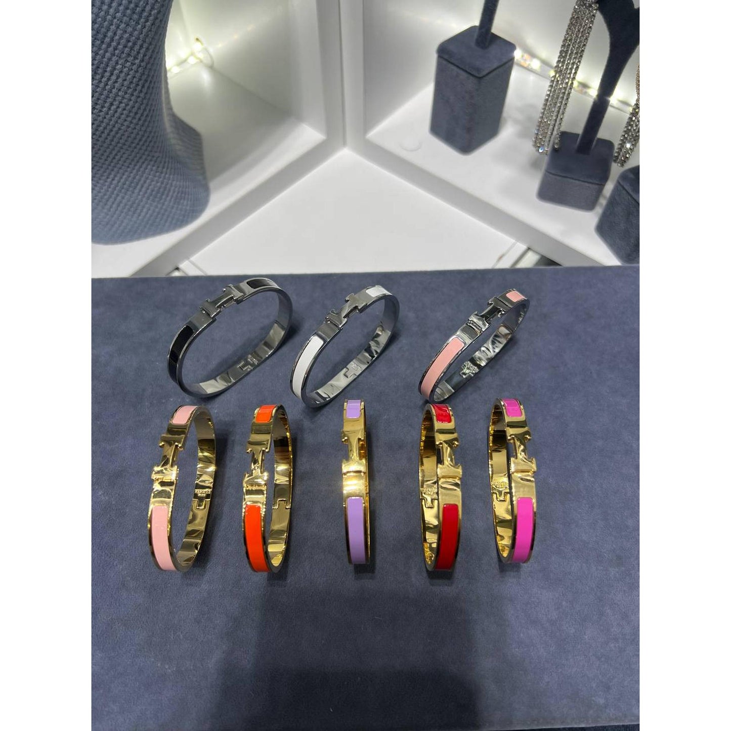Multicolored Bracelets in Silver & Gold