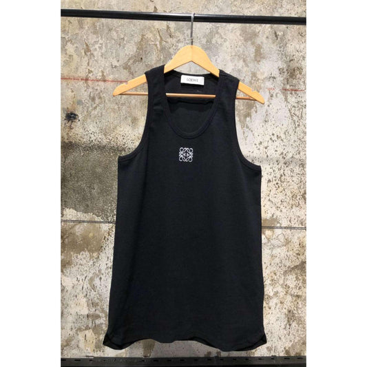 Black Tank Top with Label on the Back