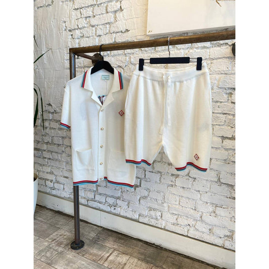 White Knitted Summer Set