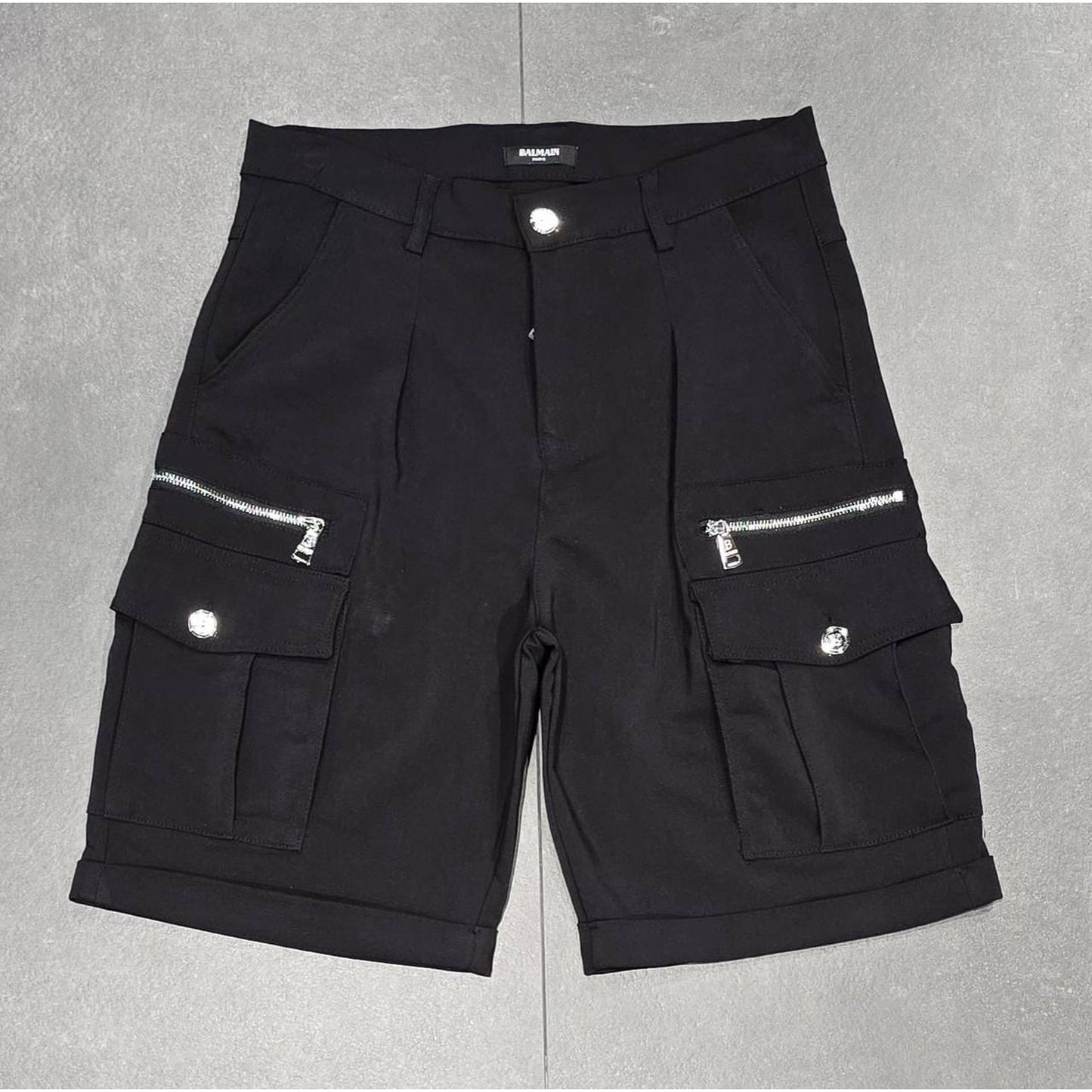 Black Cargo Shorts