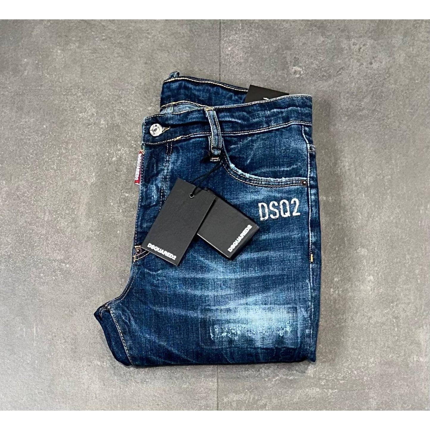 Blue Men Jeans with Logo