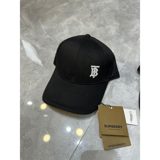 Black Cap with Embroidered Logo