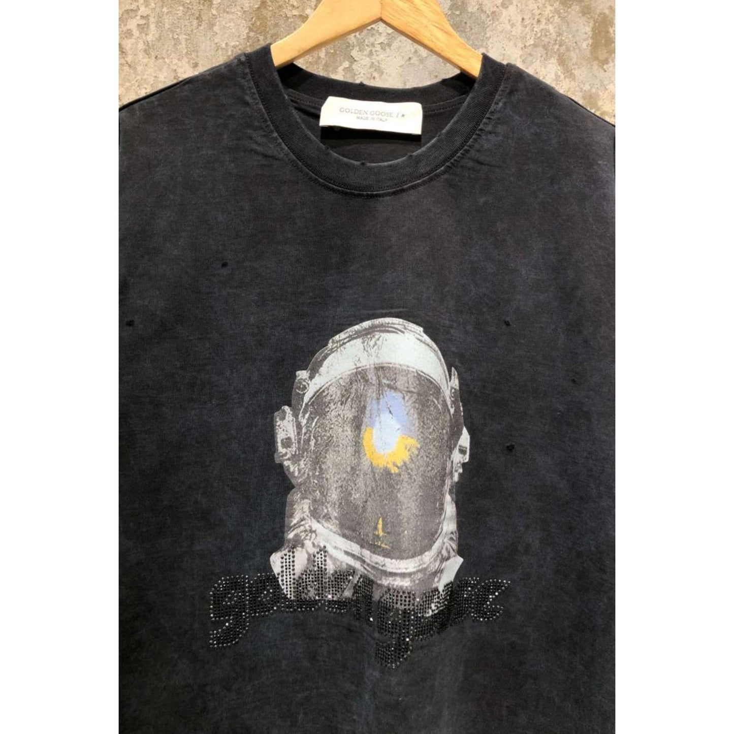 Dark Grey Golden G Oversized T-Shirt