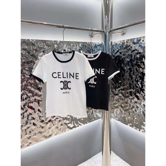 White Cotton Women T-shirt