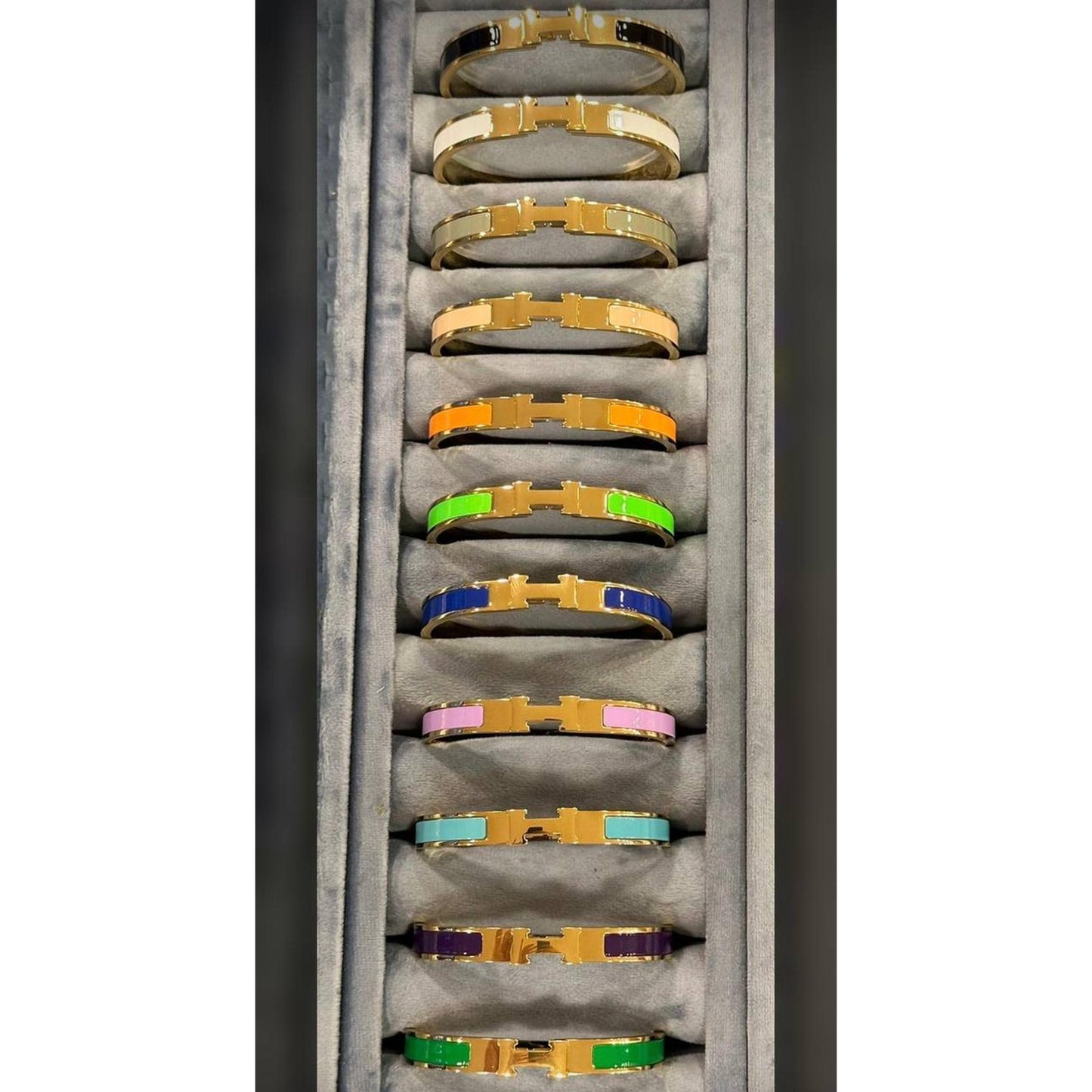 Multicolored Bracelets in Silver & Gold
