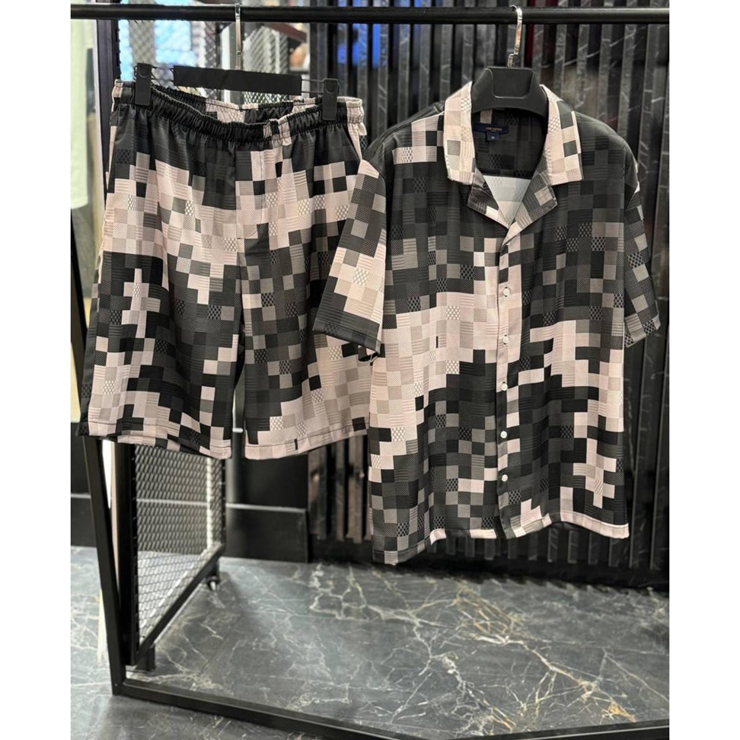 Grey Camo Summer Set