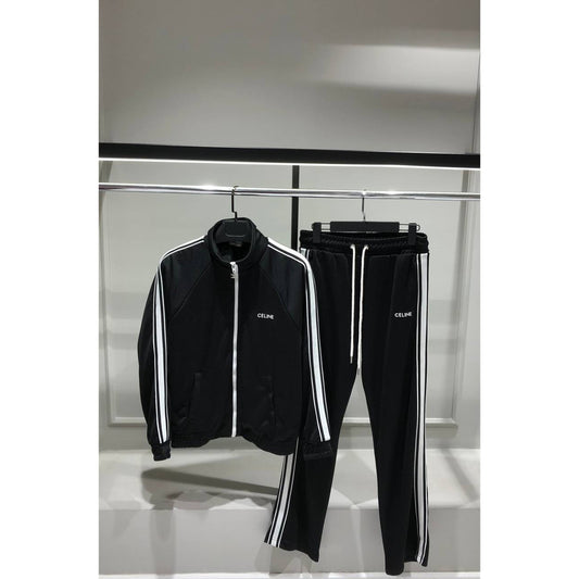 Black Zipper Tracksuit