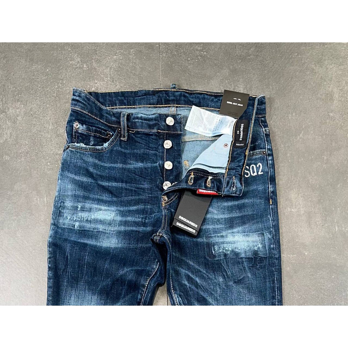 Blue Men Jeans with Logo