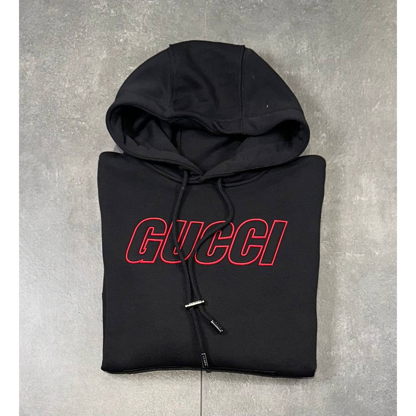 Black Cotton Hoodie