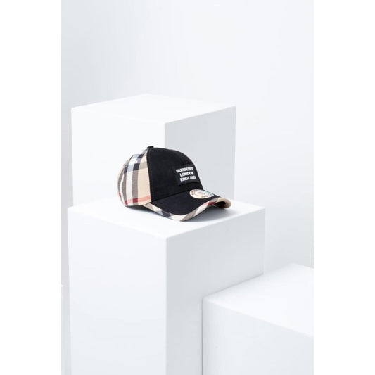 Black Checkered Cap