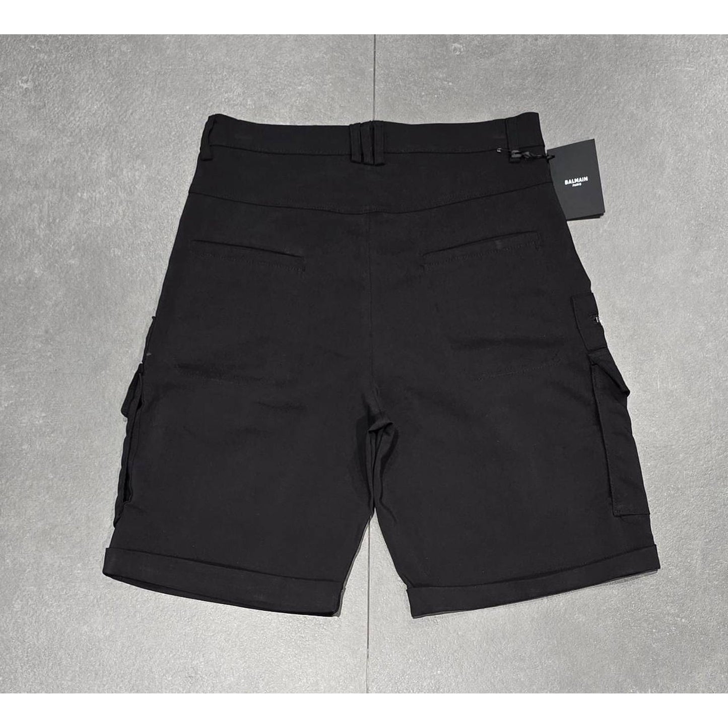 Black Cargo Shorts