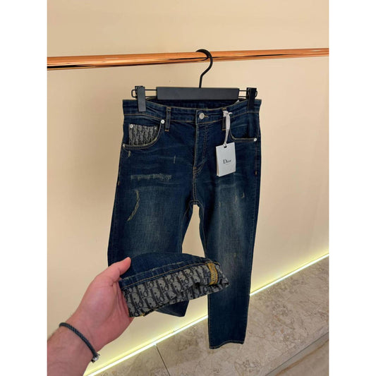 Blue Oblique Monogram Jeans