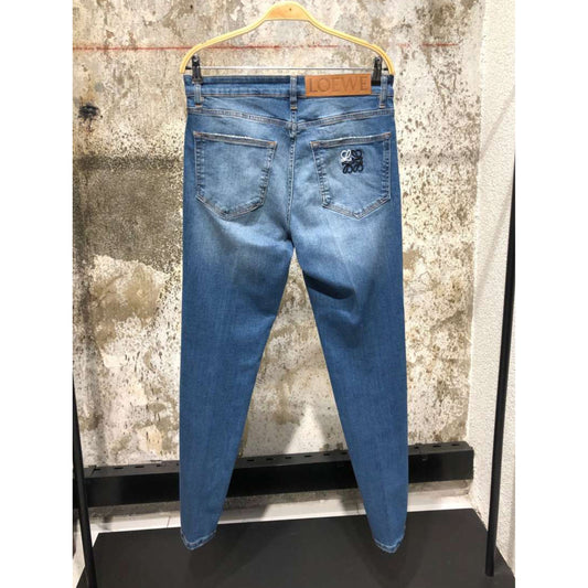 Blue Jeans with Logo on the Back