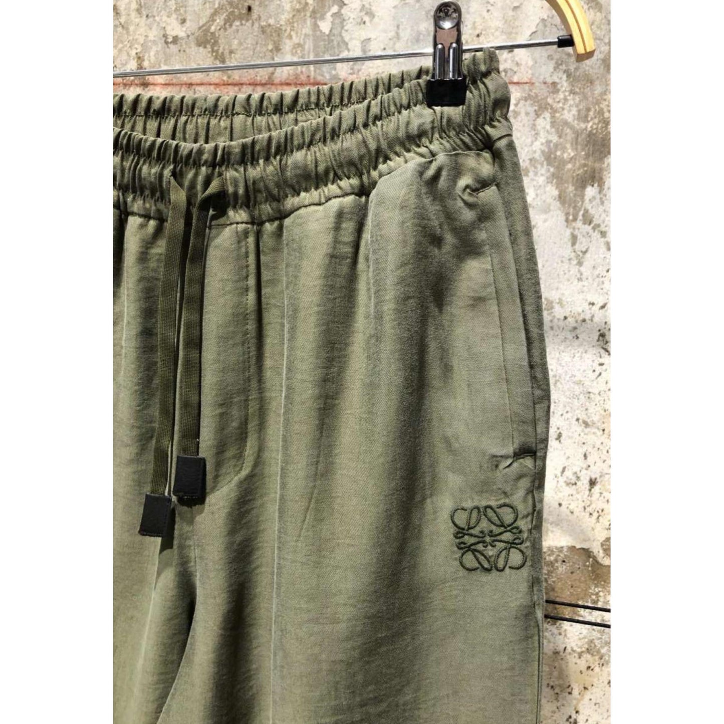 Green Linen Pants