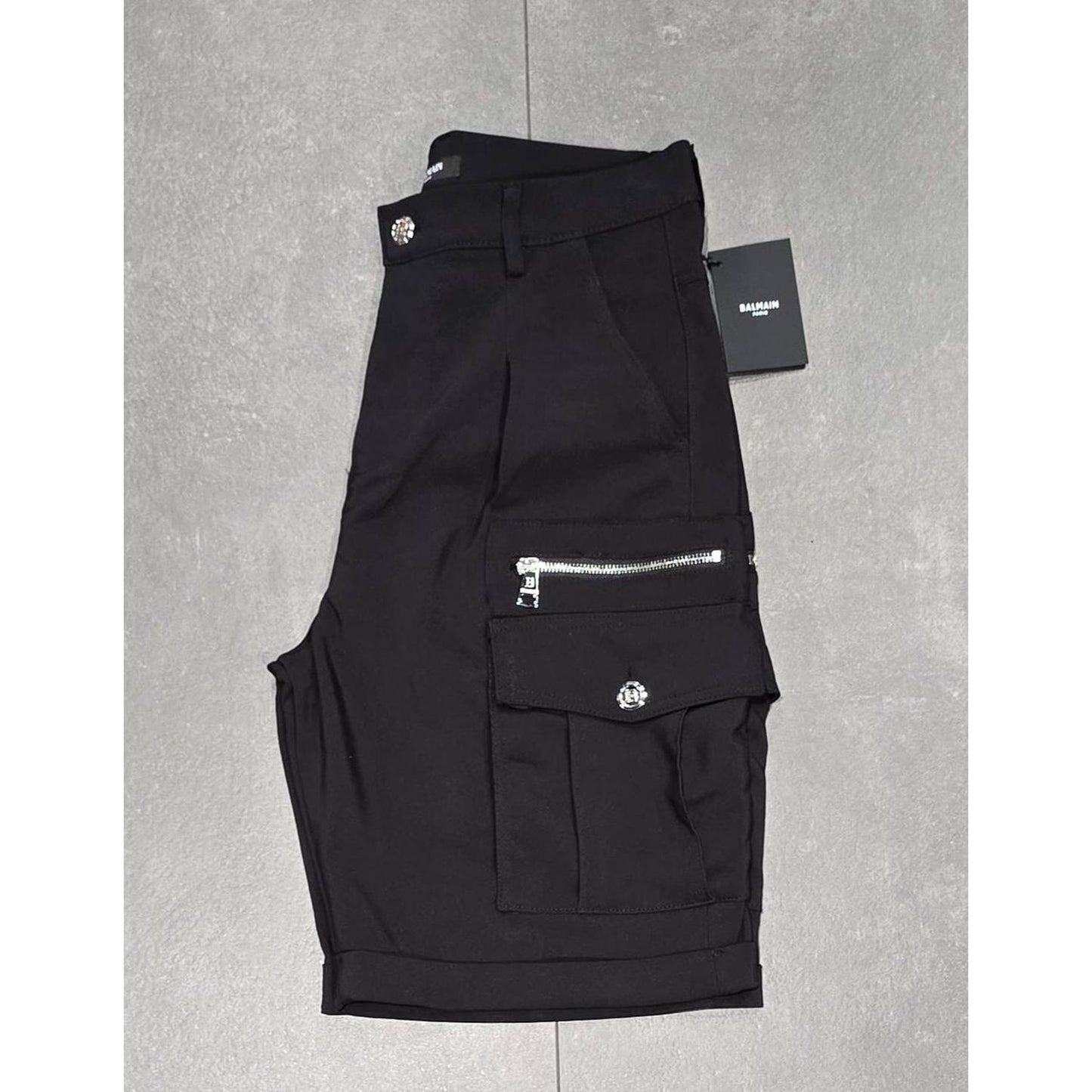 Black Cargo Shorts