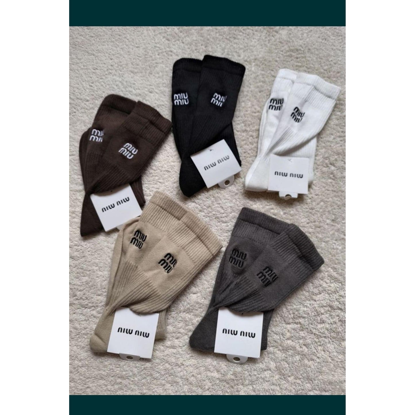 Multicolored Cotton Socks