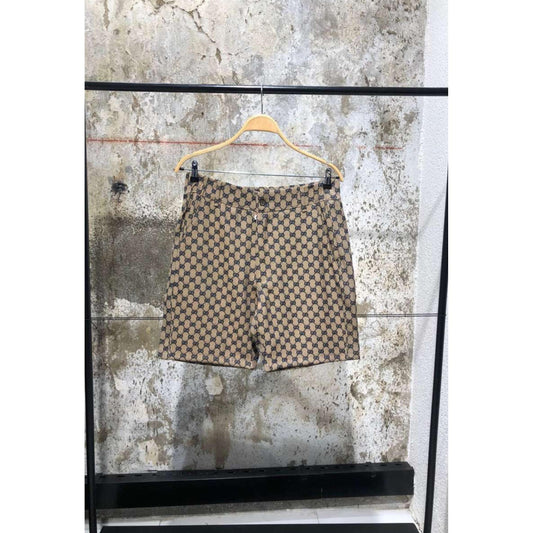 Brown Monogram Shorts