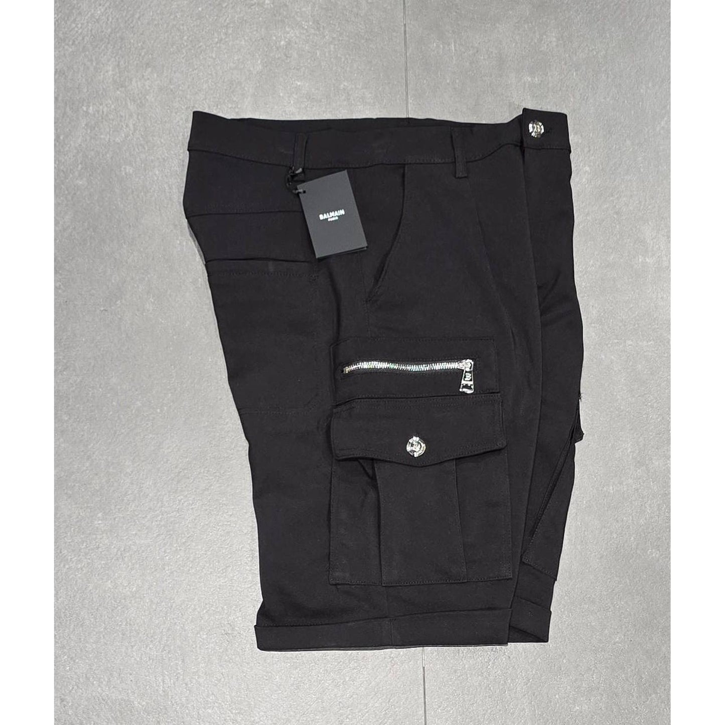 Black Cargo Shorts