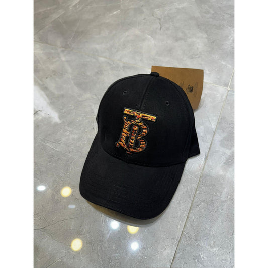 Black Cap with Embroidered Tiger Logo Limited Edition