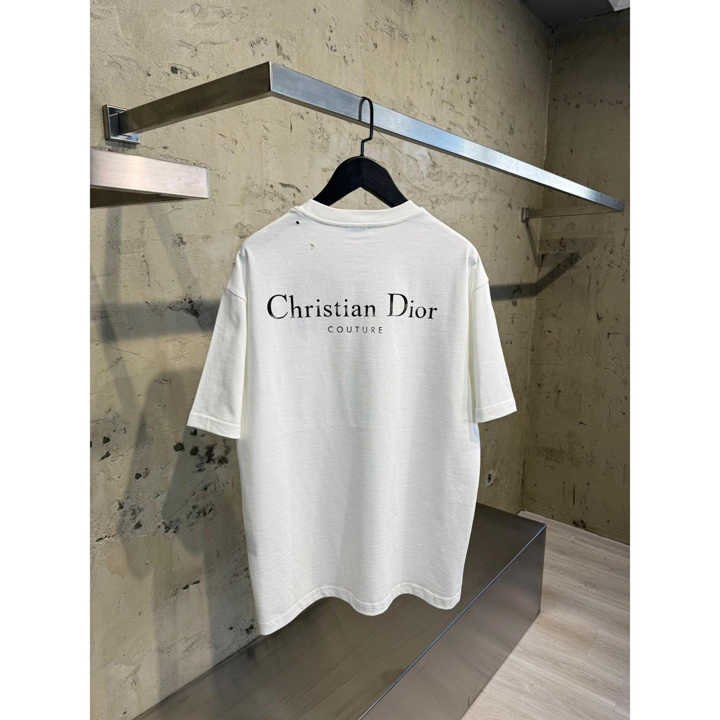 White Oversized Ripped T-Shirt